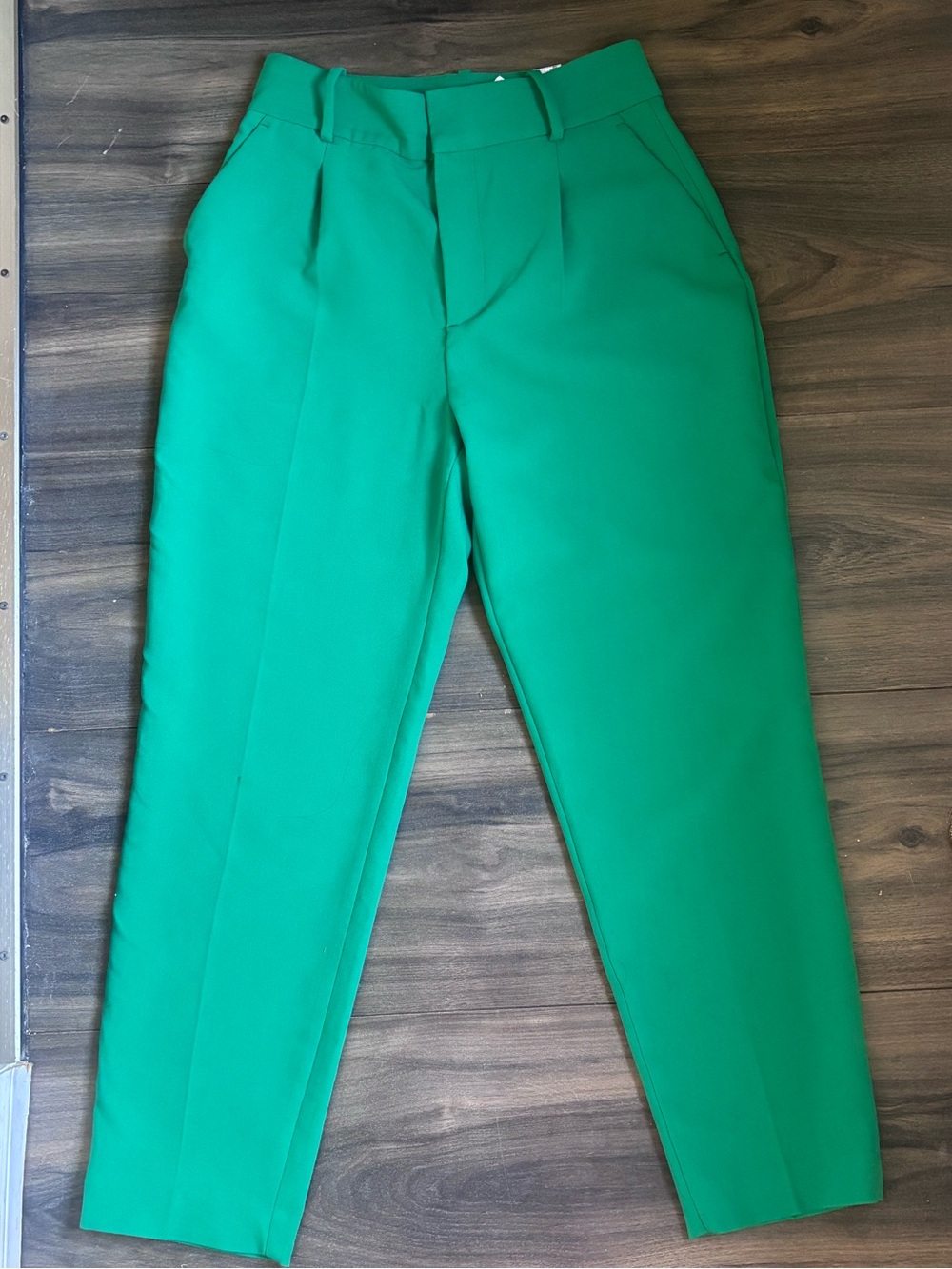Zara Emerald Green Tailored Pants